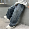 Boys' Casual  Straight-Leg Jeans - Relaxed Fit for Older Kids