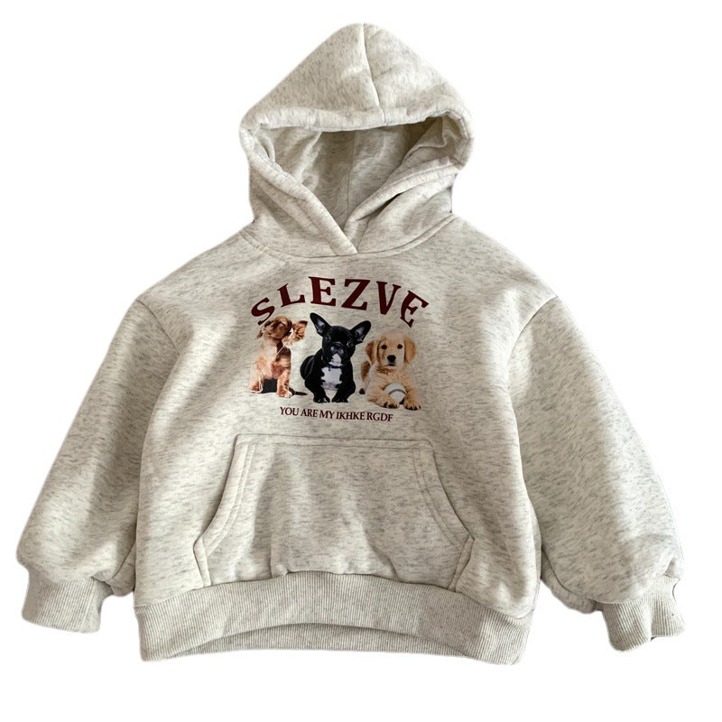 Boys' Velvet Hoodie
