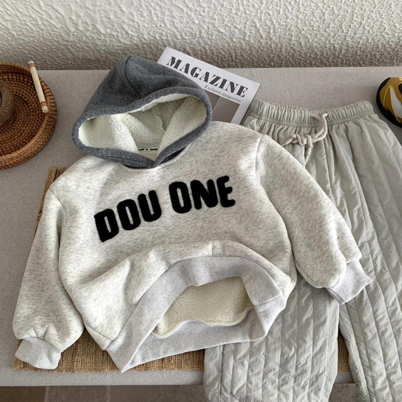Boys' Plush-Lined Hoodie