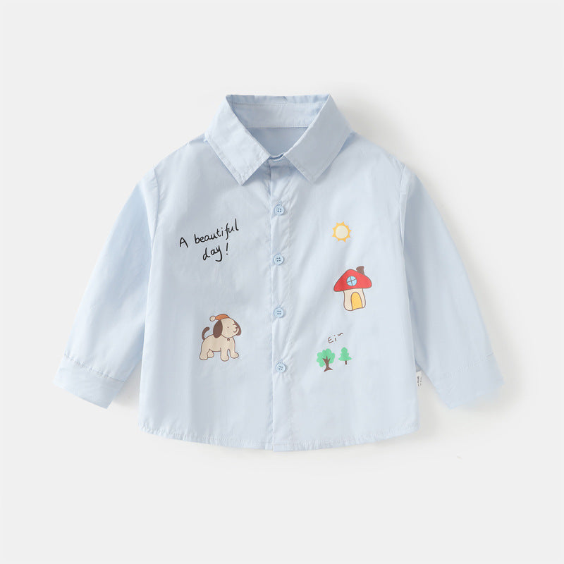 Children's Spring and Autumn Shirts