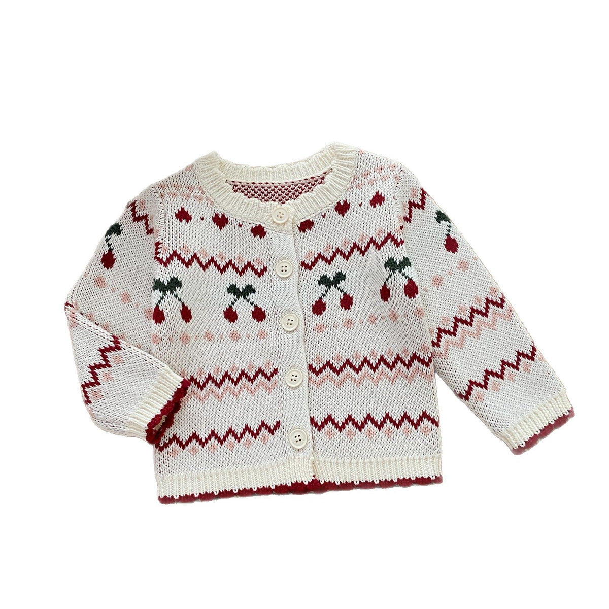 Girls' Clothing Pure Cotton Class A Spring and Autumn Romper 1-3 Years Infant and Toddler Romper New Children's Clothing Sweater