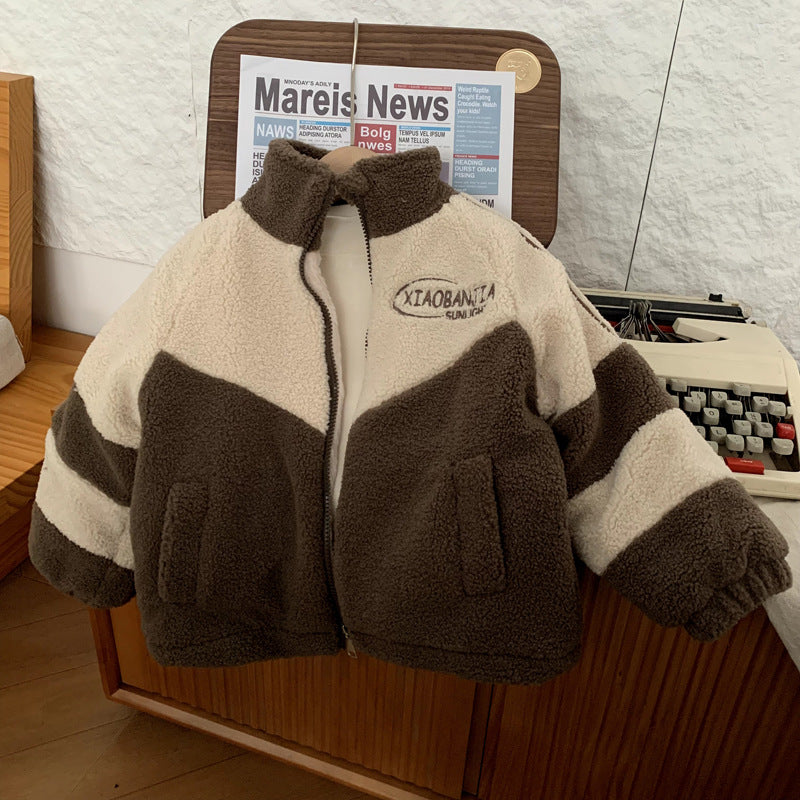 Boys' Fleece-Lined Winter Jacket
