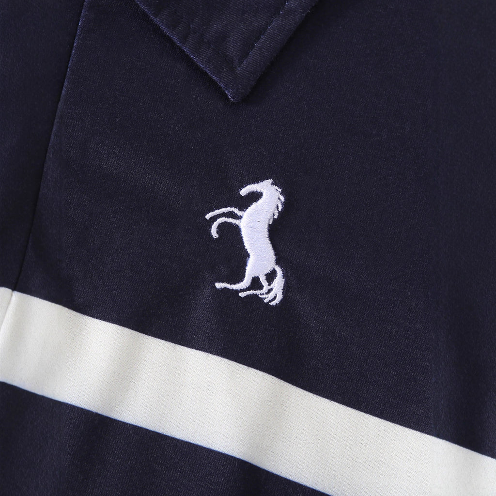 Kids Striped Polo Set