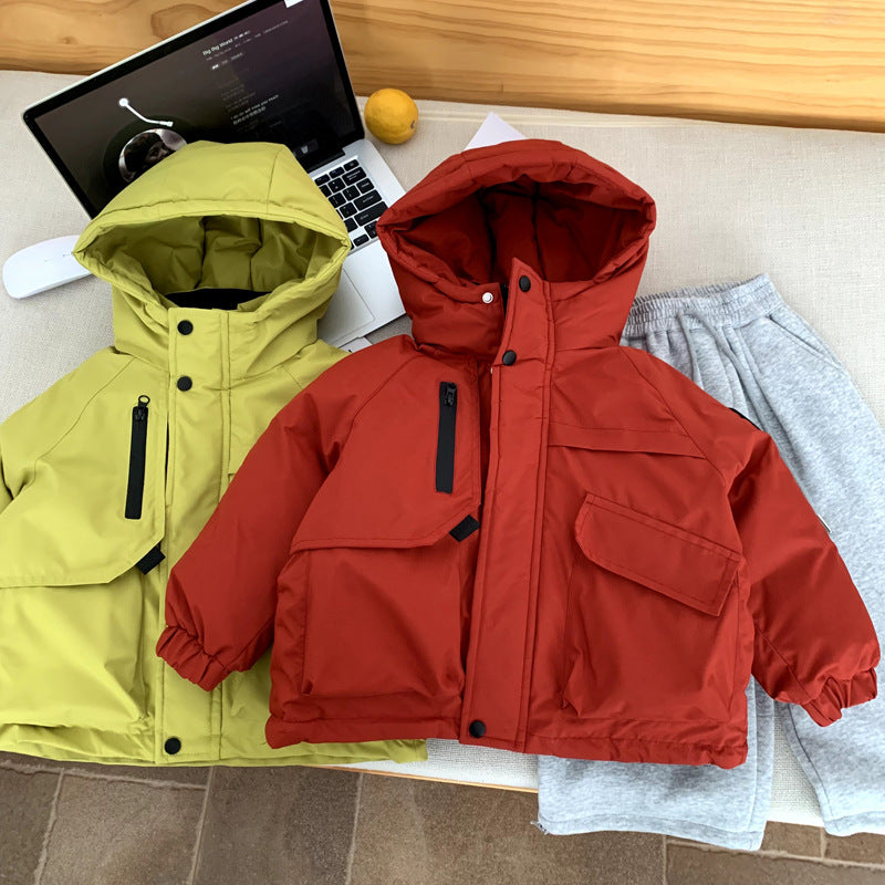Girls' three in one assault suit thick and warm clothing