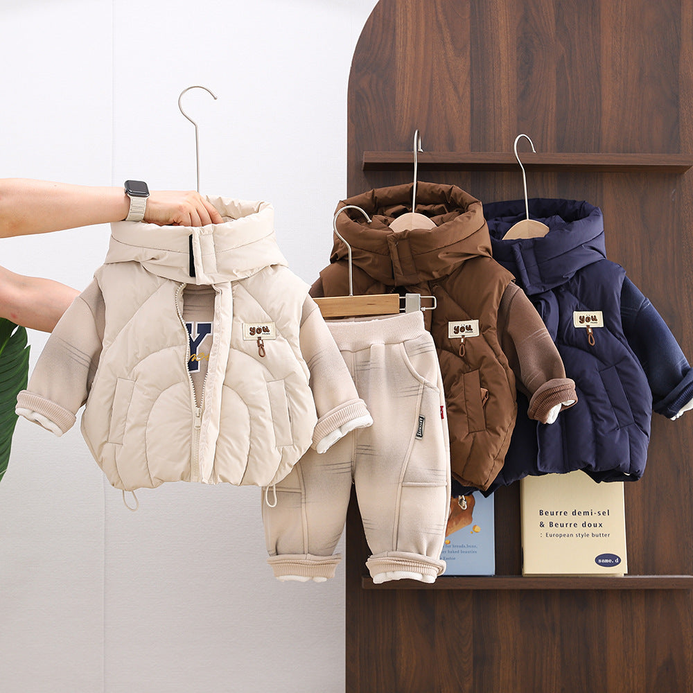 Boys' Autumn & Winter 3-Piece Set