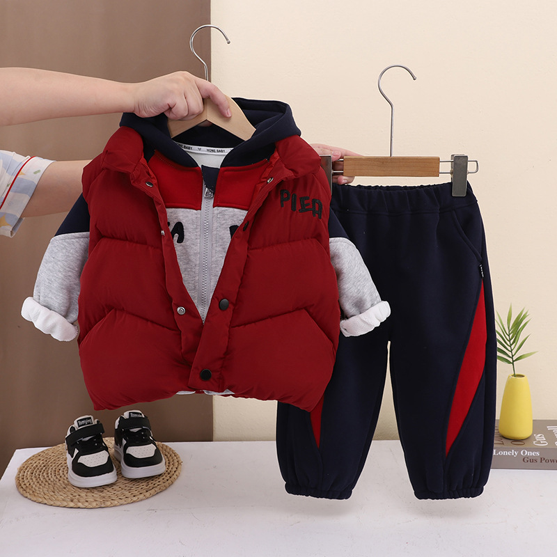 Boys' Winter Hooded 3-Piece Set