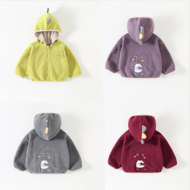 Boys' Cartoon Fleece-Lined Jacket
