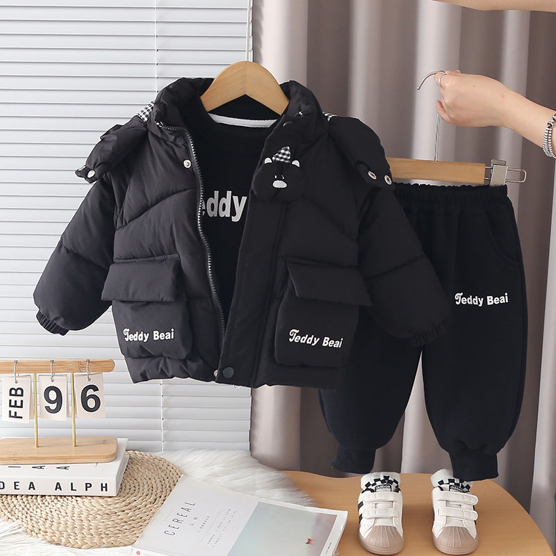 Boys' Winter Fleece-Lined 3-Piece Set