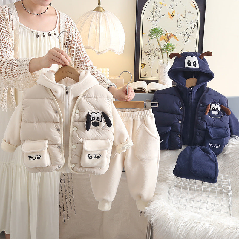 Baby Boys' Fleece-Lined 3-Piece Set