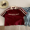 Summer clothing children's short sleeved T-shirt for girls