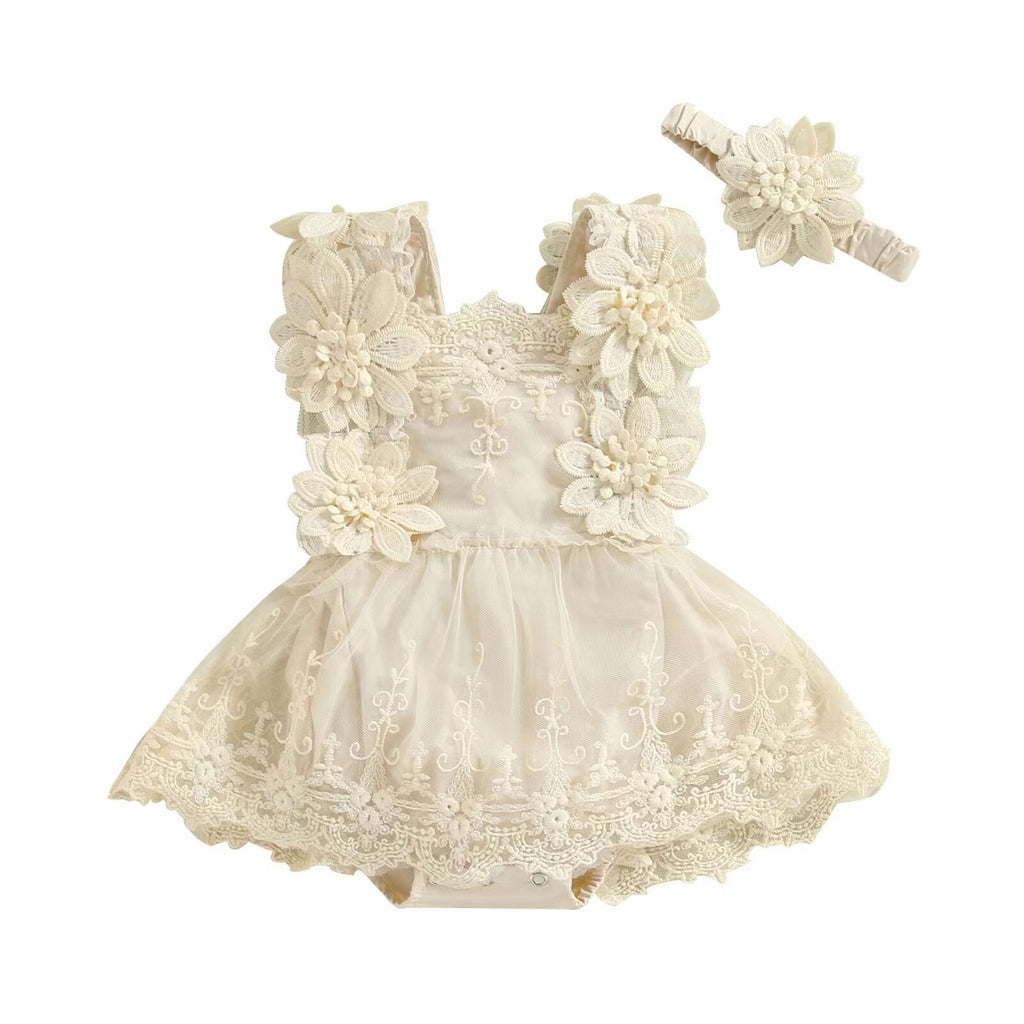 Lace Climbing Clothing for Baby Girls