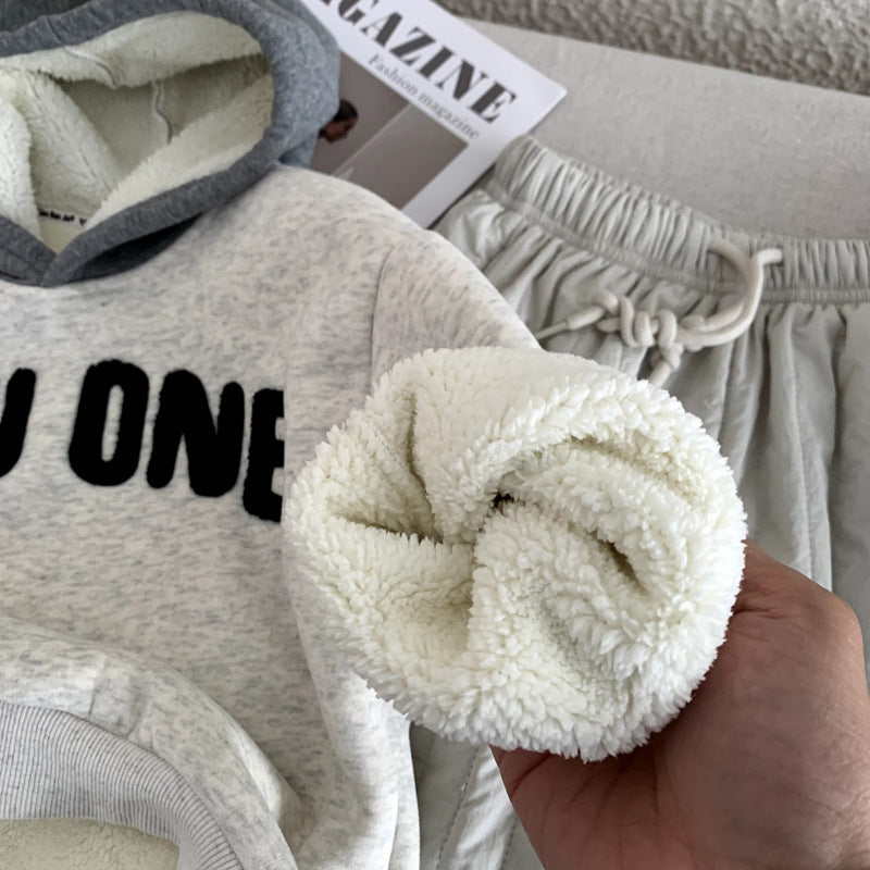 Boys' Plush-Lined Hoodie