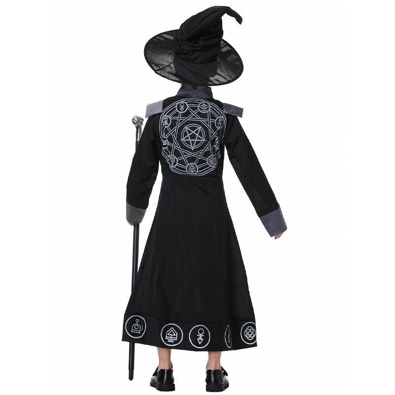 Magic Wizard Costume for Kids - Halloween Cosplay Outfit for Boys