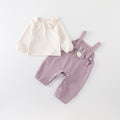 Baby Girls Romper & Overalls Set