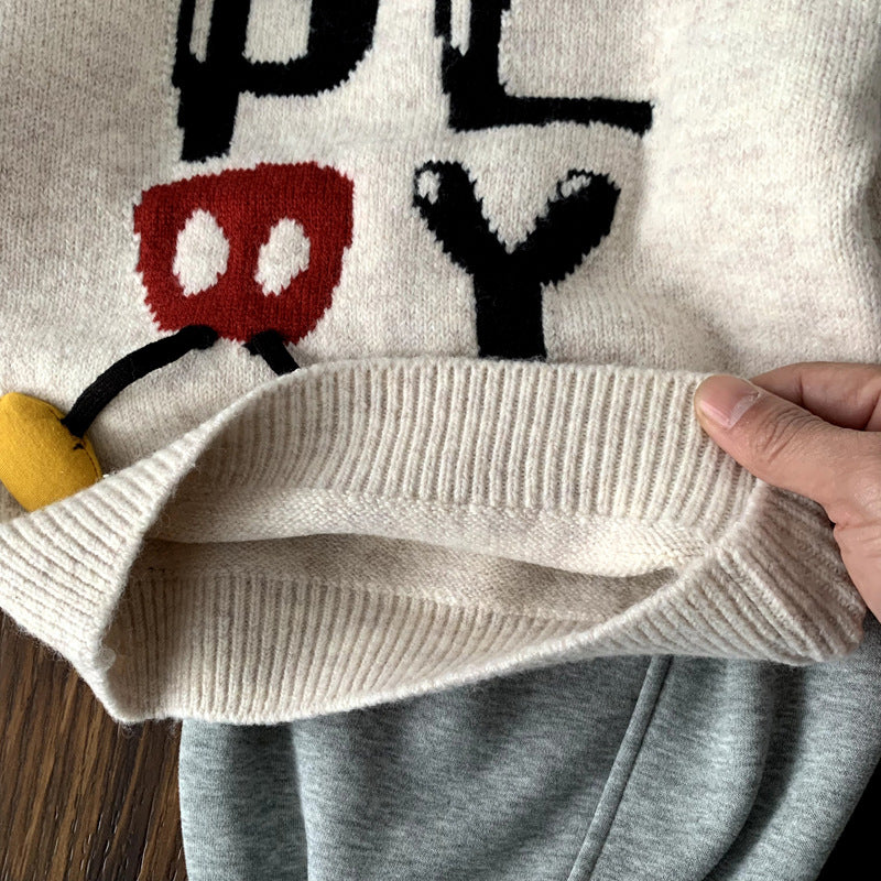 Boys' Winter Knitted Sweater