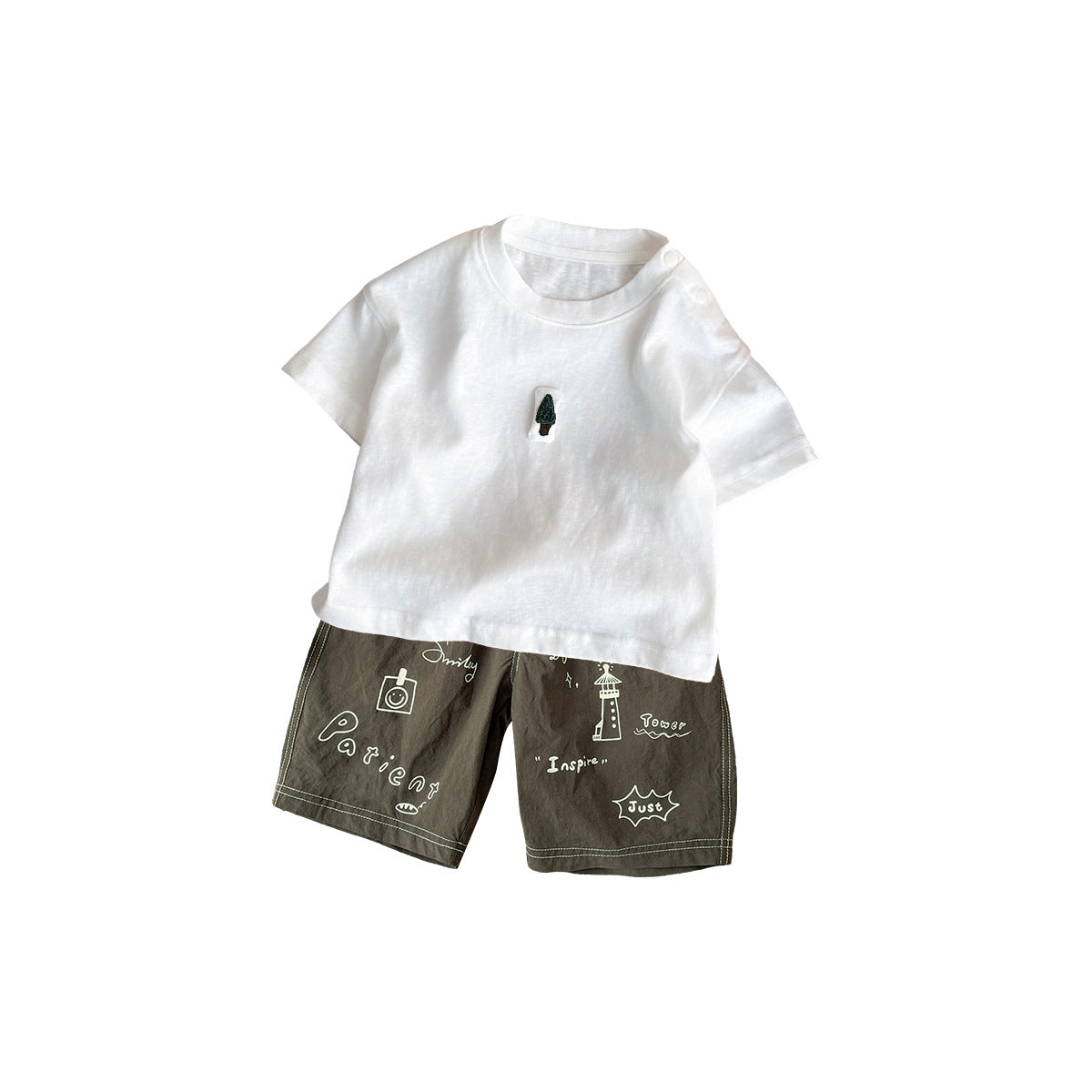 Kids Cardigan & Shorts Set