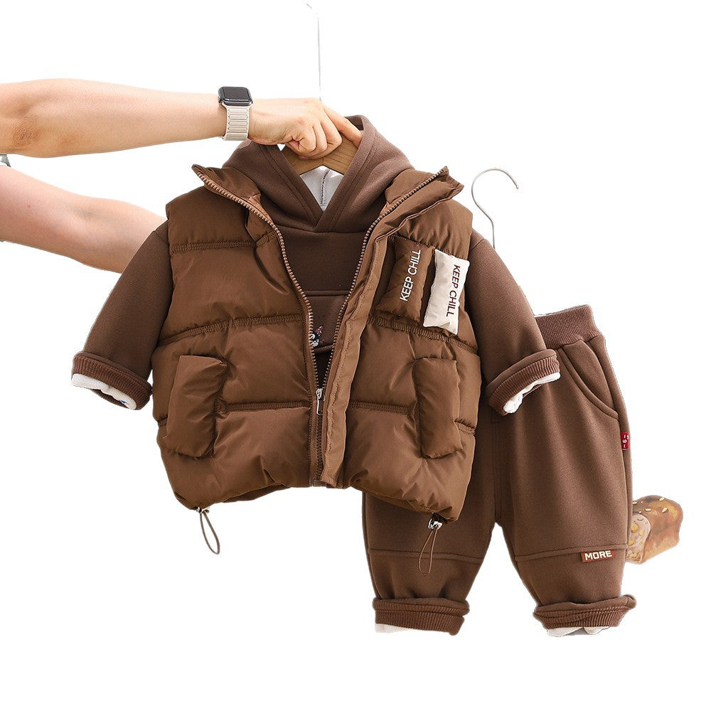 Boys' Winter Fleece-Lined 3-Piece Set