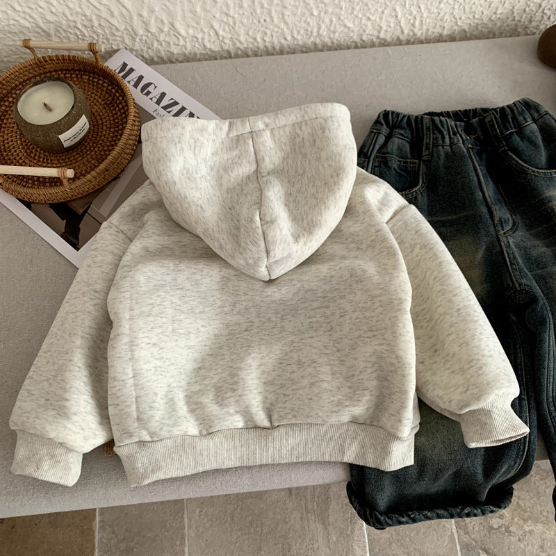 Boys' Velvet Hoodie