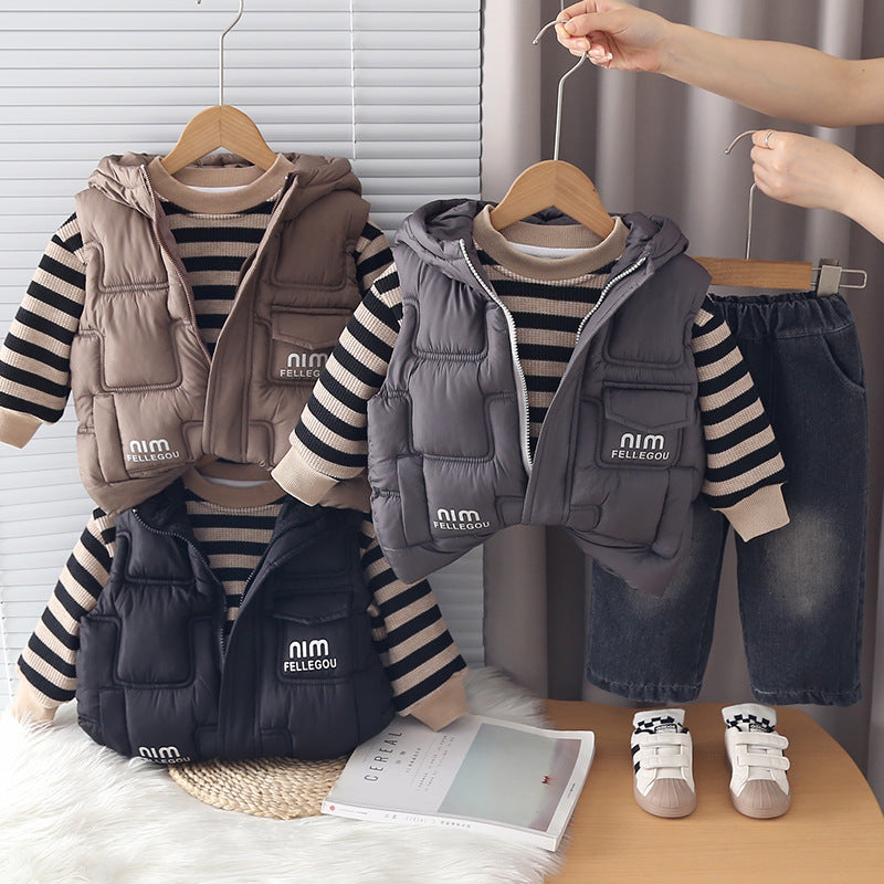 Boys' Winter 3-Piece Outfit Set