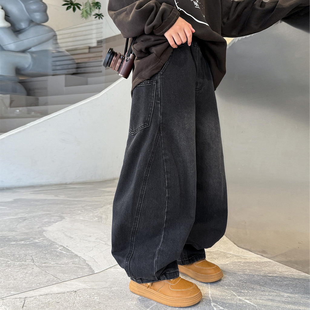 Boys' Loose-Fit Denim Jeans