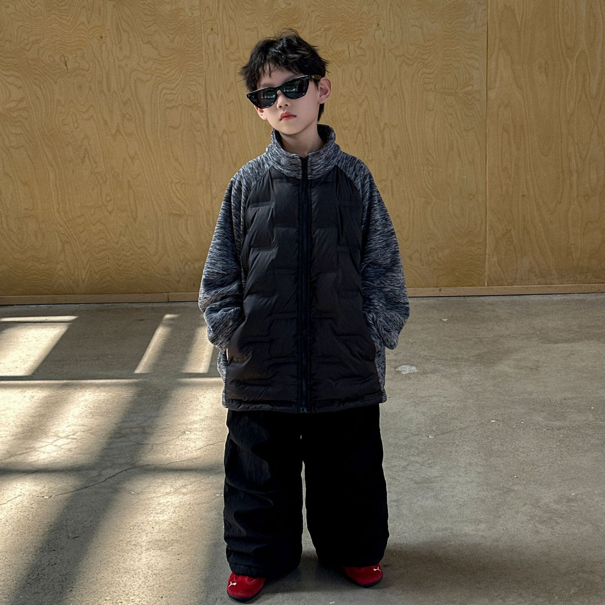 Boys Lightweight White Duck Down Jacket Autumn Winter Warm Inner Layer School Uniform Coat
