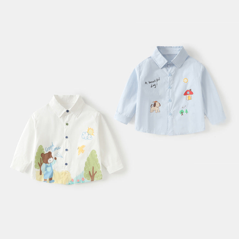 Children's Spring and Autumn Shirts