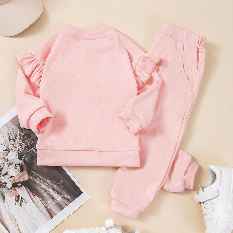 Girls' Winter Hoodie & Pants Set