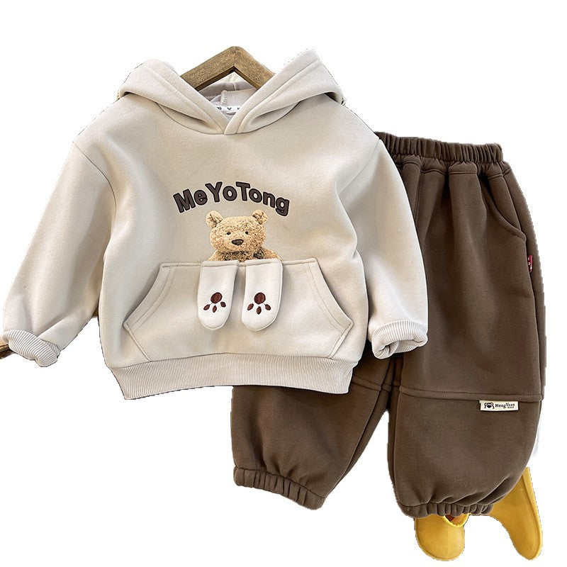 Boys' Fleece-Lined 3-Piece Vest Set