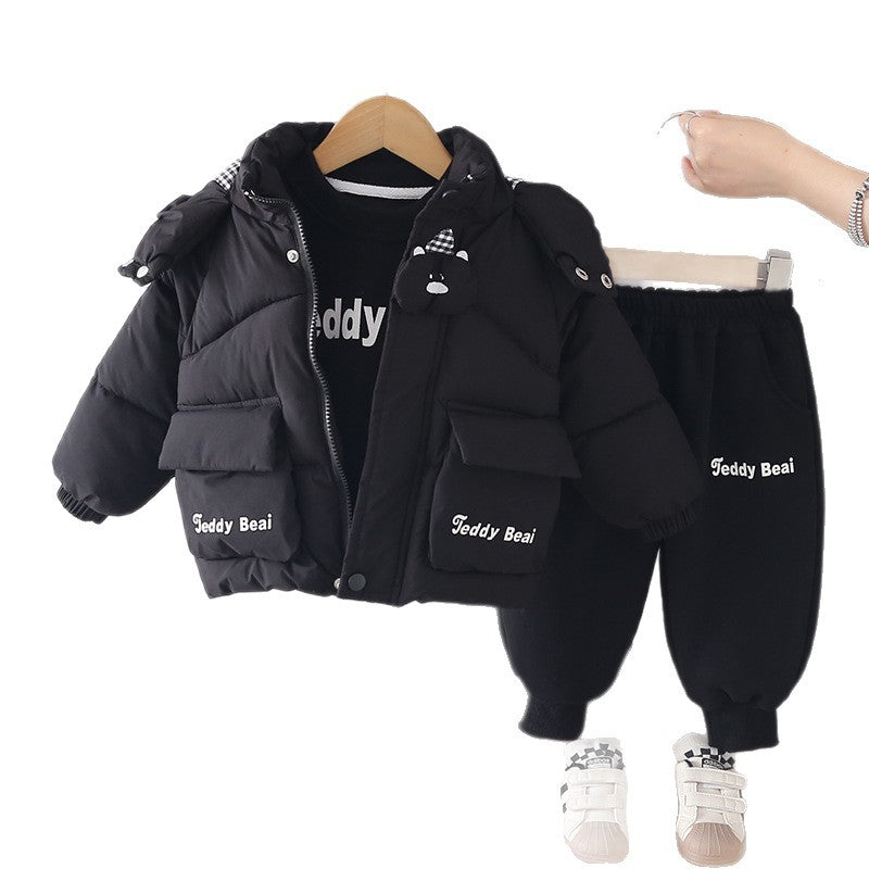 Boys' Winter Fleece-Lined 3-Piece Set